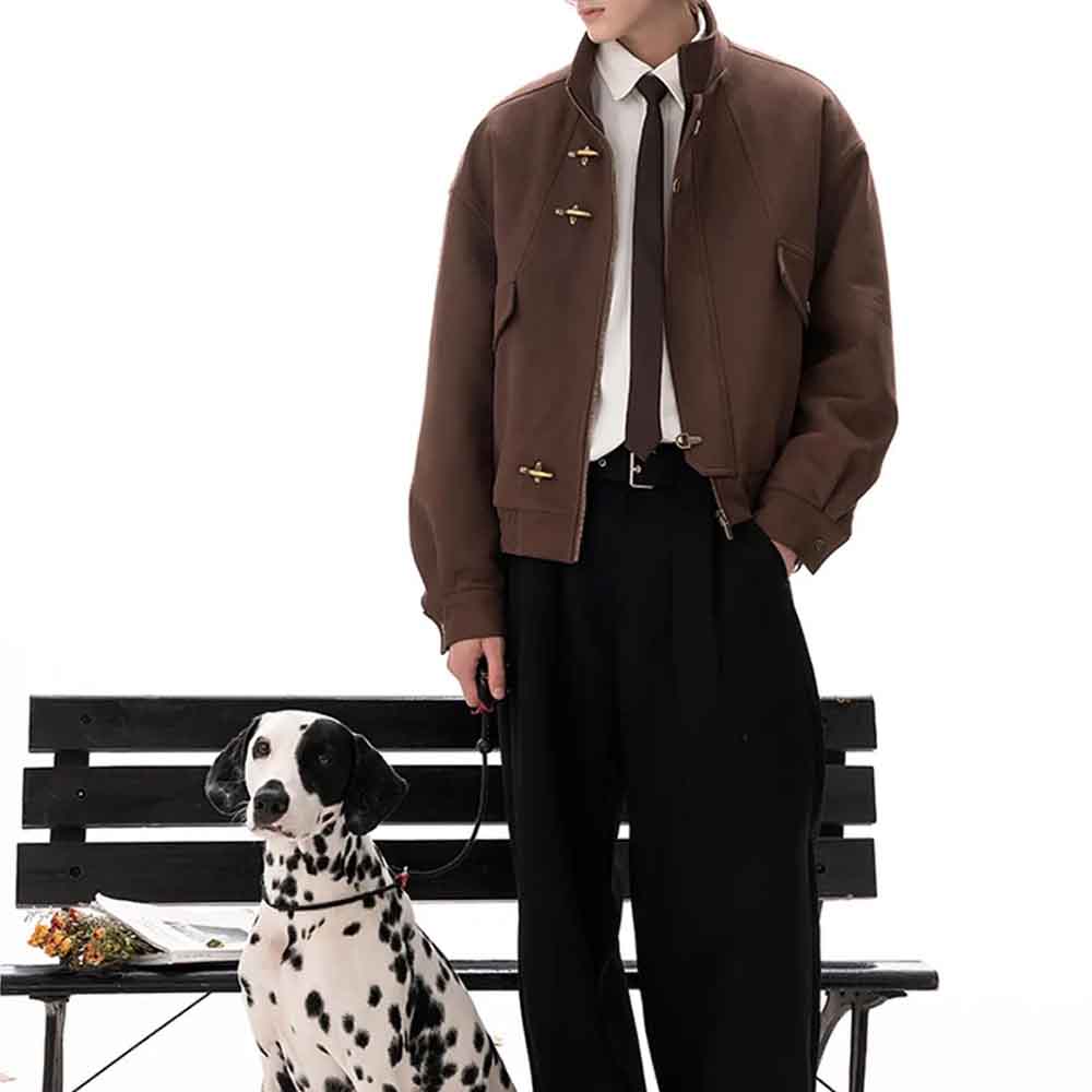 2025 Winter New Men's Solid Co - огляд і ціна Street Fashion Men 2025