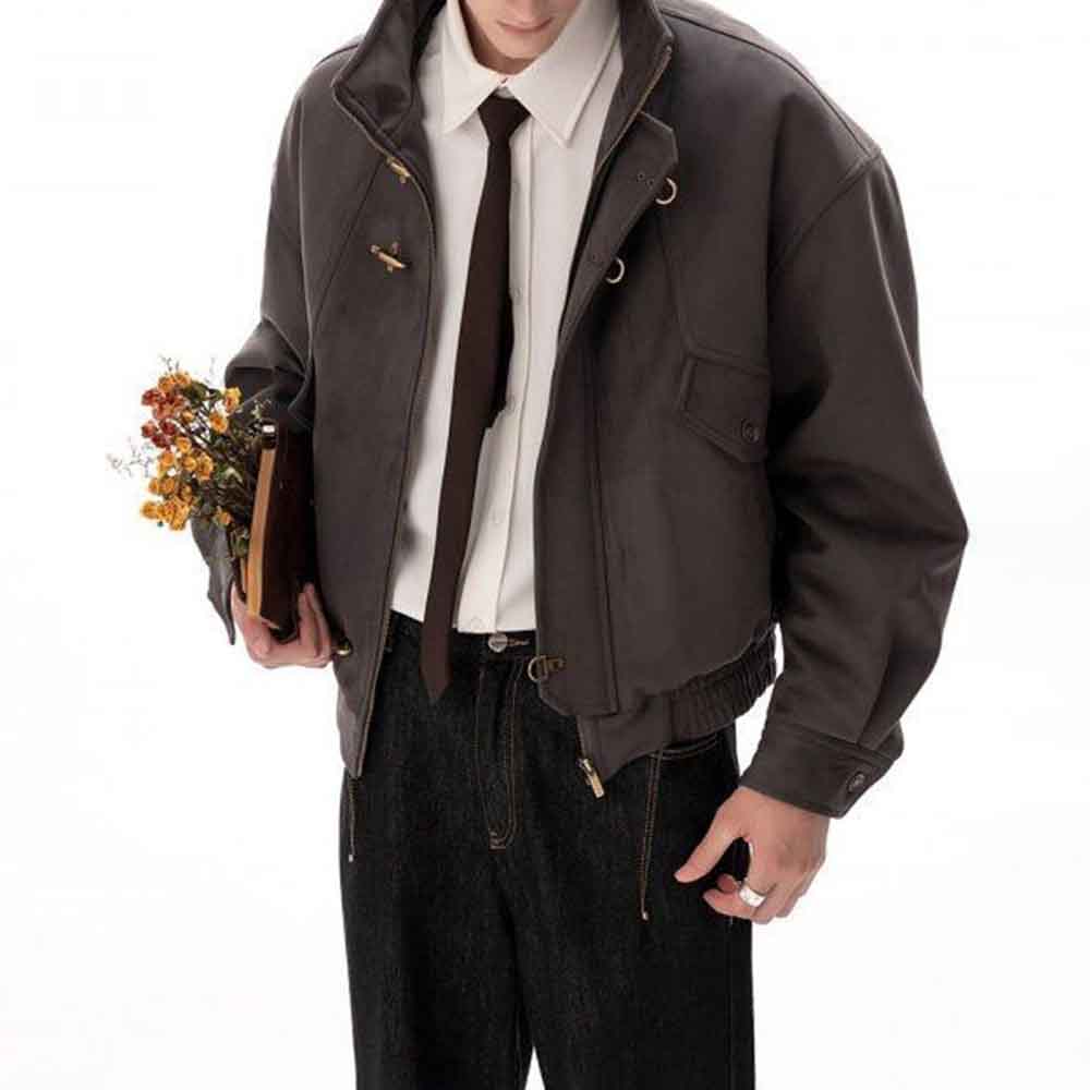 2025 Winter New Men's Solid Co - огляд і ціна Street Fashion Men 2025