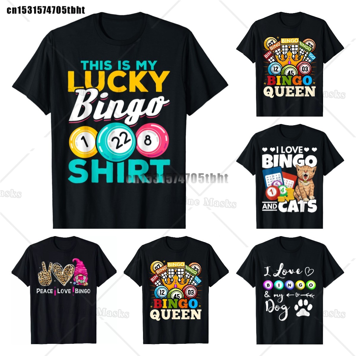 Crazy Bingo Lady Shirt Funny L - огляд і ціна Queen Street Fashion
