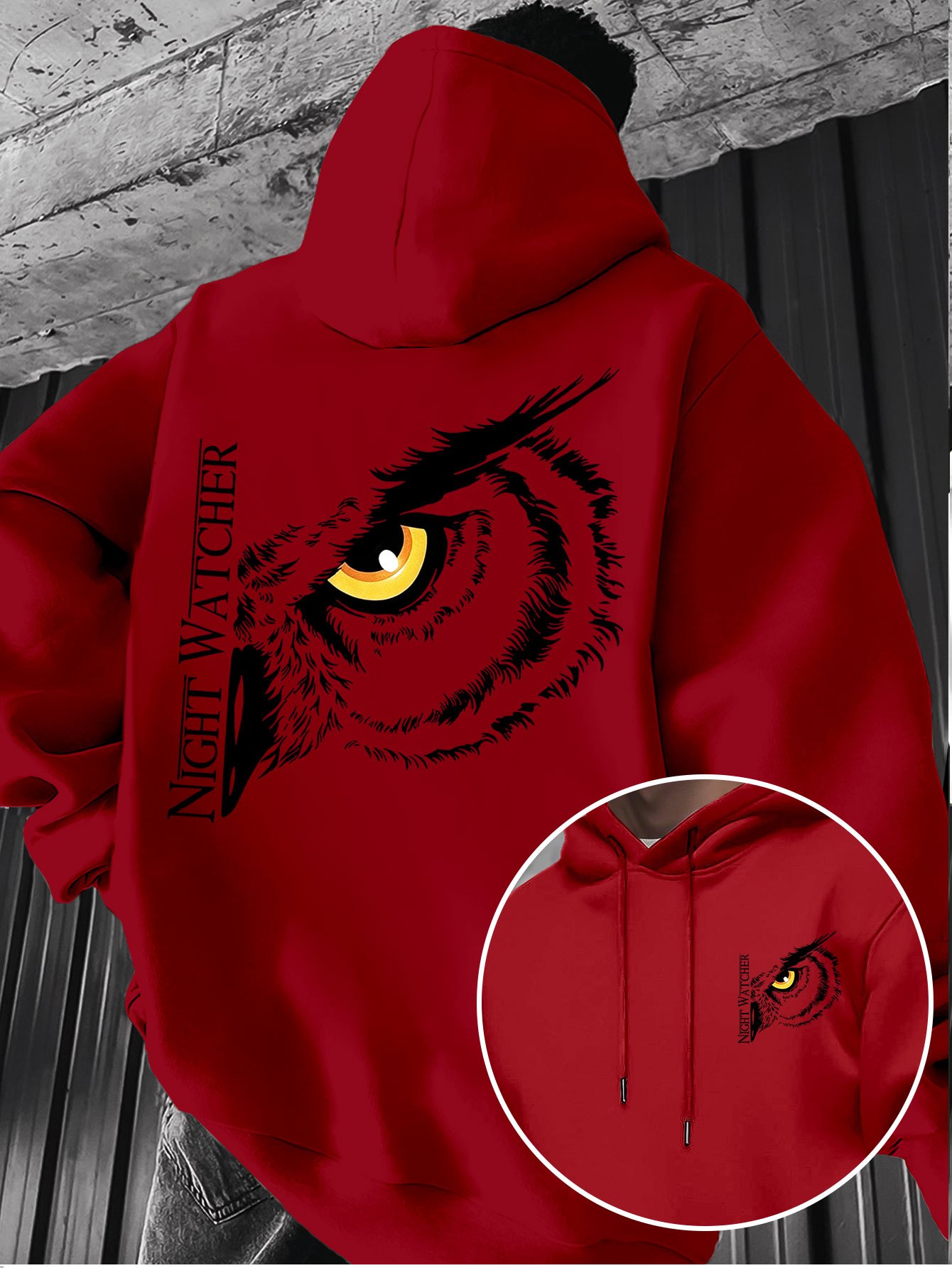 Night owl big eye pattern prin - огляд і ціна Fashion Street Night